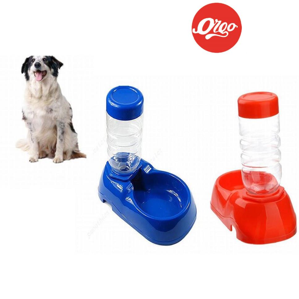 Orgo- Bát uống nước tự động chó mèo loại bát đặt nền kèm bình chứa nước - bát đơn