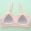 PS1 8-18 tuổi áo ngực trẻ em Bán buôn nữ sinh trung học phát triển đồ lót cotton nguyên chất một mảnh cốc có ngực pa