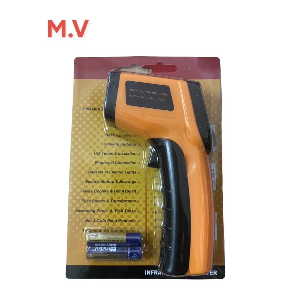 (VTĐL)Súng Bắn Đo Nhiệt Độ INFRARED Dải Đo Từ -50 độ đến 400 độ