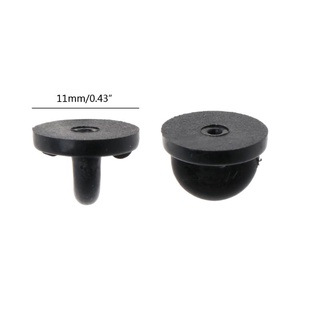 KRA 100 Chiếc Bộ Màu Đen Cho Bướm Ly Hợp Lưng Khóa Pin Giữ Khóa Khóa Clas