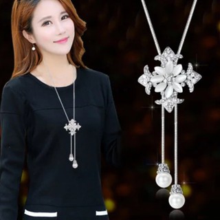 Dây chuyền dài hoa 8 cánh BHDC132
