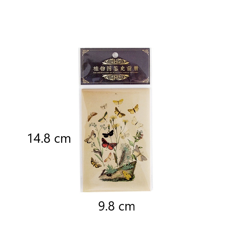 Sticker và giấy nền vintage set 10 tấm dán sổ tay DIY Crafts, Scrapbook, Journal, Diary, Planner HD233 - K78.