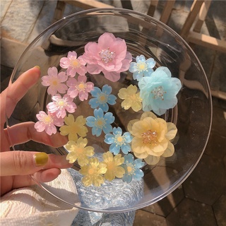 Set 5 Kẹp Tóc Hình Hoa Anh Đào Dễ Thương Phong Cách Nhật Hàn