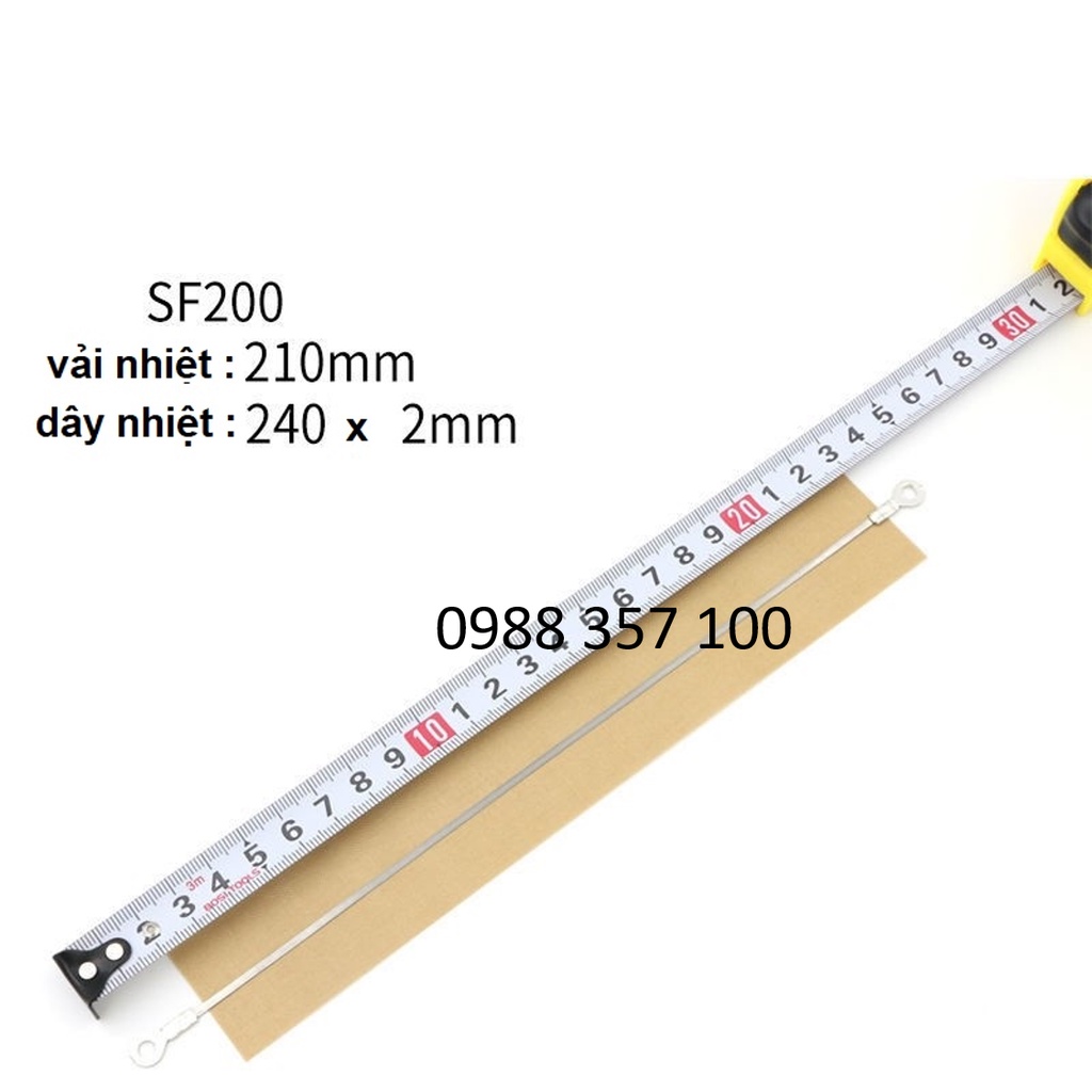 Impulsversiegelungsstreifen SF-200 - Ersatzteile Für Plastiktüten-Versiegelung