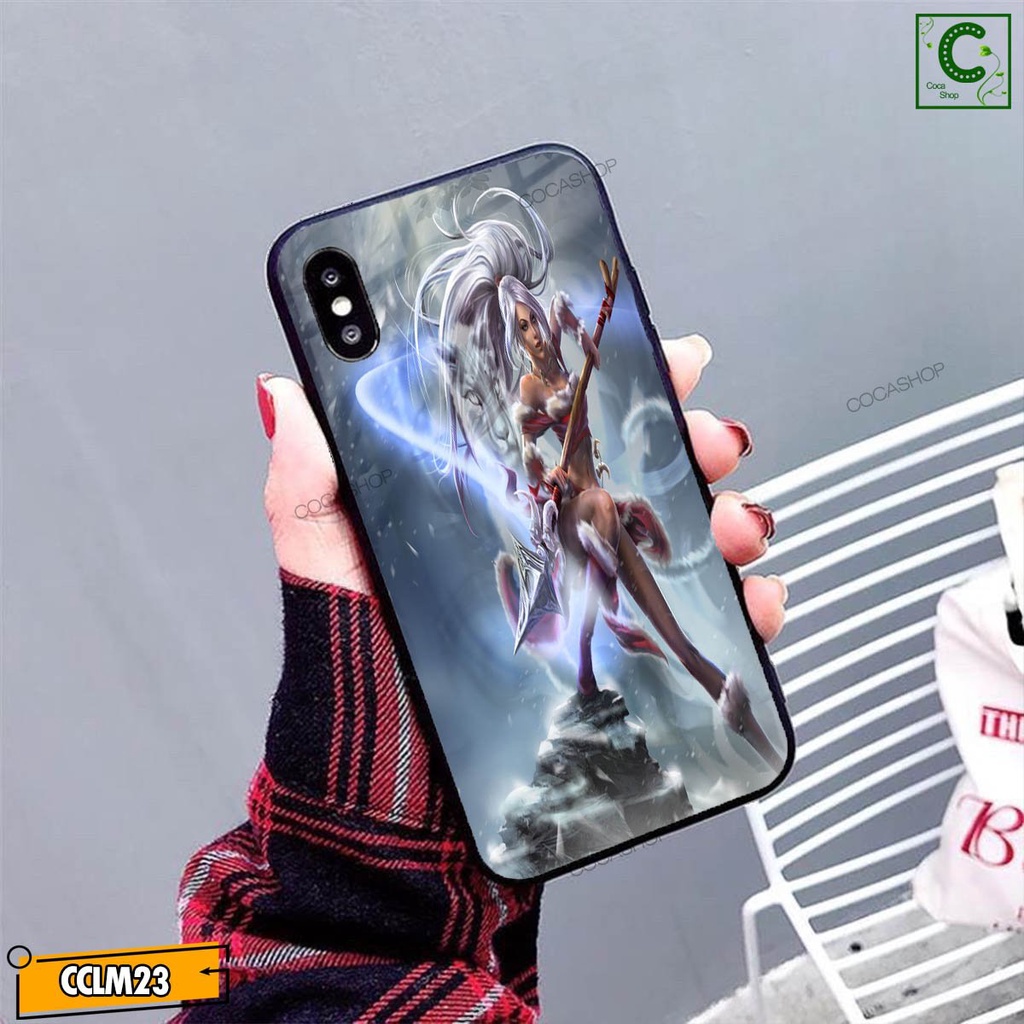 Ốp lưng iphone mặt kính in hình siêu nét  - Nhân vật tóc xám khói - 6/6plus/6s/6splus/7/7plus/8/8plus/x/.....