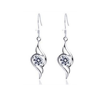 Bông tai alice thời trang trắng/tím - BH524