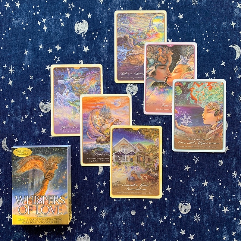 Whispers of Love & The Akashic Tarotセット Whispers of Love Oracle: Oracle Cards for Attracting More