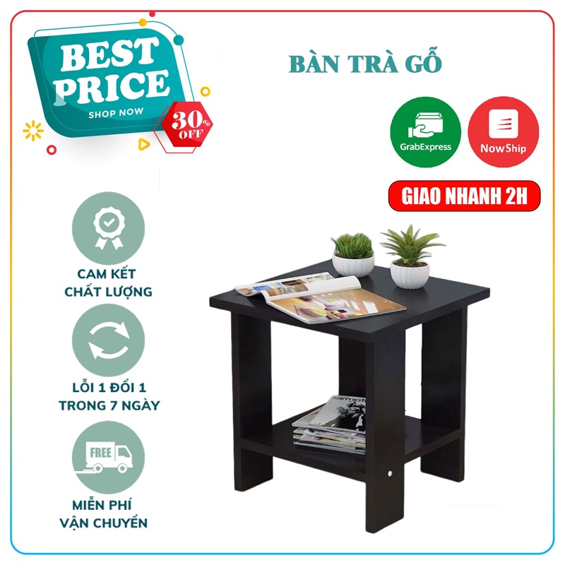 Bàn Trà Mini - Tab Gỗ Để Đầu Giường Cao Cấp | Shopee Việt Nam