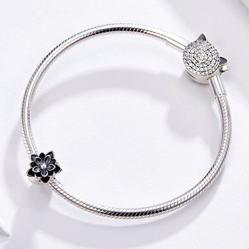 Hạt charm BAMOER SCC1938 bạc 925 kiểu dáng đa dạng tuỳ chọn làm đồ trang sức thủ công cho nữ