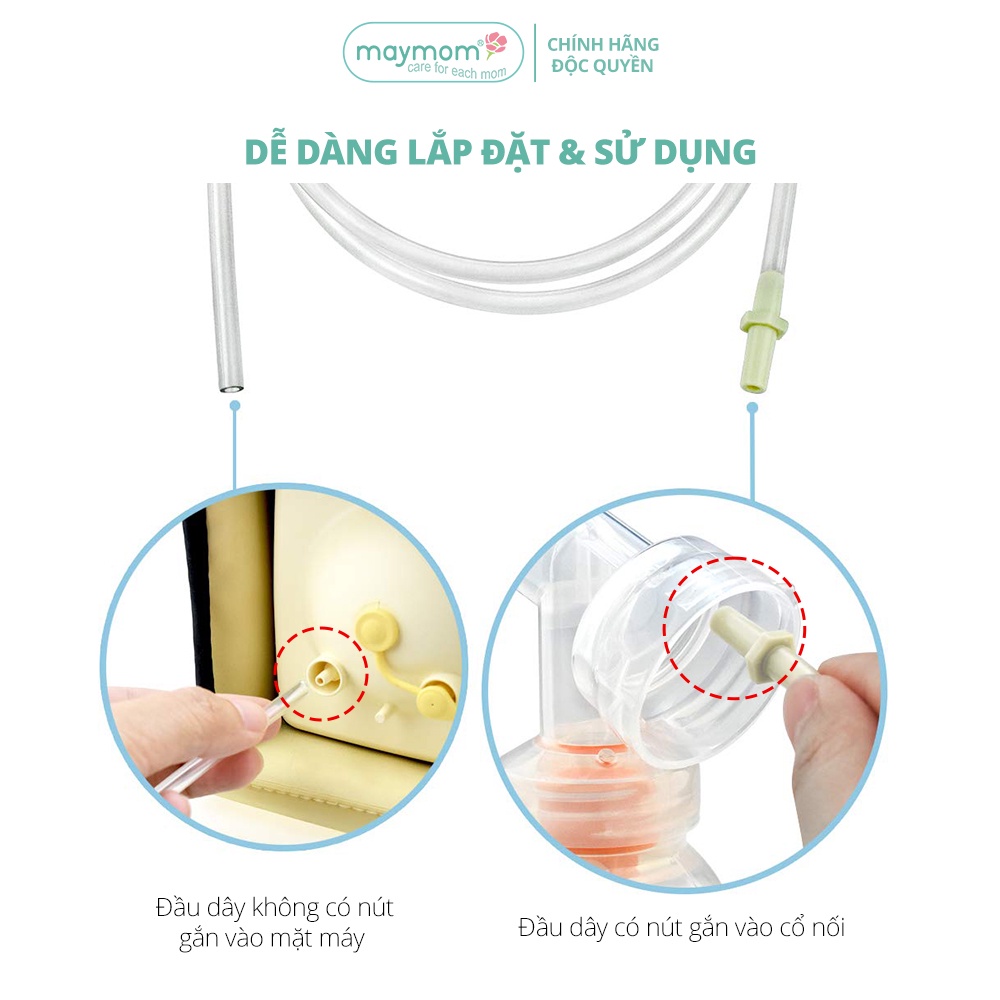 Ảnh Dây Hút Sữa Medela Pump Sản Xuất bởi Maymom, Không Chứa BPA, An Toàn 100%, Vệ Sinh Dễ Dàng 4