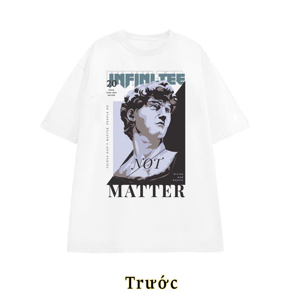Áo thun INFINITEE Fni0010, Thun 100% Cotton - form rộng Unisex.