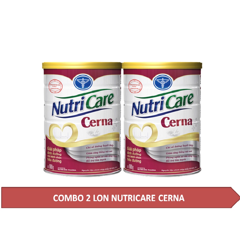 sữa  NUTRICARE CERNA 400G ( DINH DƯỠNG DÀNH CHO BỆNH NHÂN TIỂU ĐƯỜNG)
