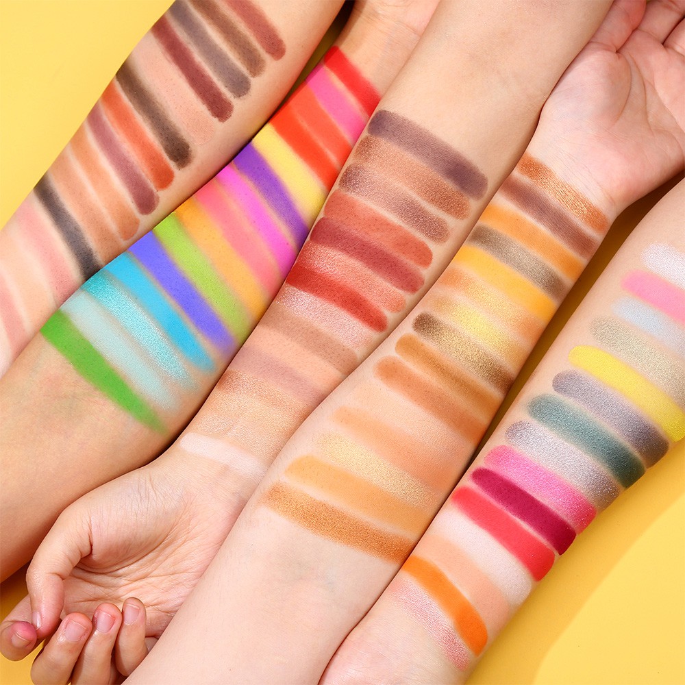 Bảng Phấn Mắt UCANBE 15 Màu - Matte, Shimmer, Long Lanh - Hồng, Tím, Đỏ, Xanh Dương, Vàng, Xanh Lá, Khói Bộ Trang Điểm Hàng Ngày & Đảng Sắc Tố Cao