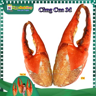 GỐI ÔM CÀNG CUA  3D KHỔNG LỒ SIÊU TO CHO BÉ YÊU 3D - GẤU BÔNG DOLL TOY ĐỒ CHƠI