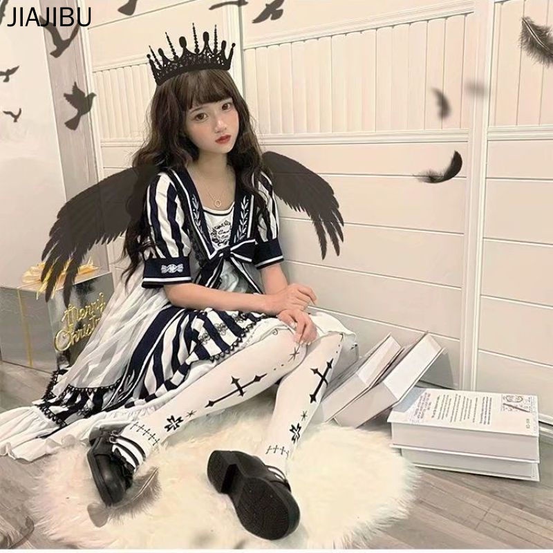 Vớ Dài đến đầu Gối Anime Dễ Thương Quần Tất Công Chúa JK Nhật Bản Vớ Lolita Màu Trắng Cổ Tích Vớ Dễ Thương Vớ Cosplay Dễ Thương Phong Cách Harajuku Cho Nữ Vớ Hoạt Hình Tất Lụa Trắng Sữa