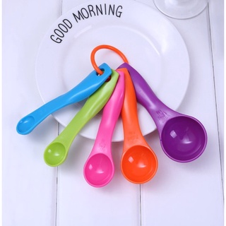 SET 10 Thìa Đong Muỗng Đong Nhà Bếp, Thìa Đo Lường, Định Lượng Bột Sữa Thuốc Gia Vị Bằng Nhựa An Toàn 2460