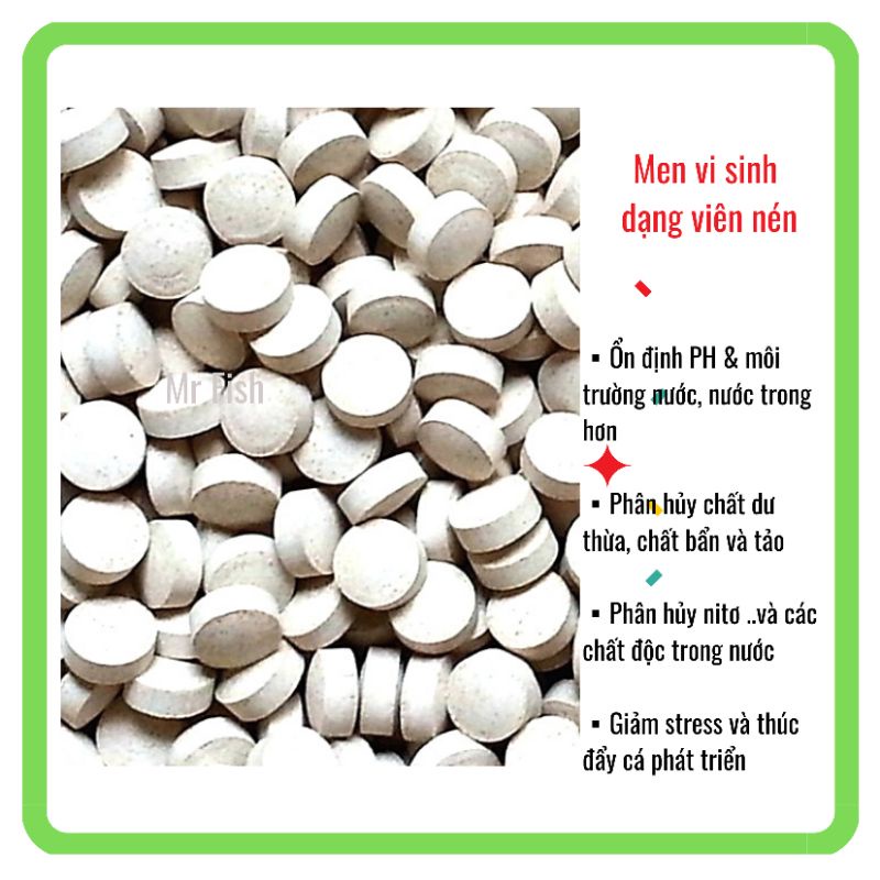 Men vi sinh dạng viên nén (5 tặng 1 | 10 tặng 3) - Viên nén vi khuẩn EM ...