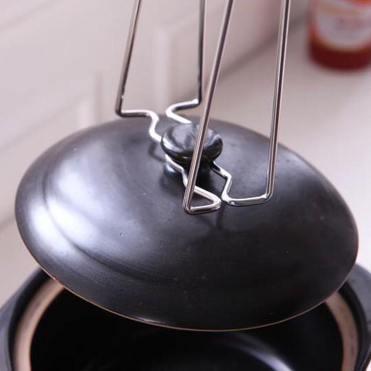 Kẹp gắp chóng nóng bát đĩa bằng inox cao cấp tiện dùng cho nhà bếp