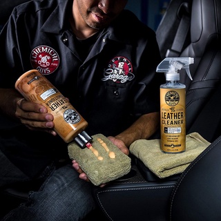 Combo 2 chai vệ sinh ghế da Chemical Guys Leather Care Clean & Condition 473ml, chăm sóc ghế da