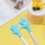 YYlingx Gắp Thức Ăn/Đá Viên/Thức Ăn BBQ Mini Bằng Silicone Không Trượt Có Tay Cầm Sáng Tạo