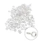 Bộ 600 đinh ốc mini màu bạc dùng làm trang sức