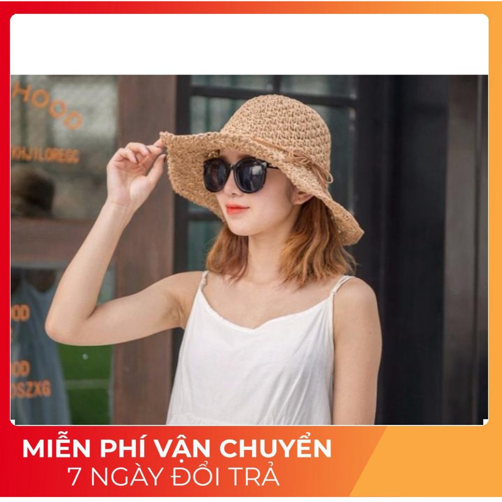 (Thanh lý xả kho) - Mũ cói đi biển