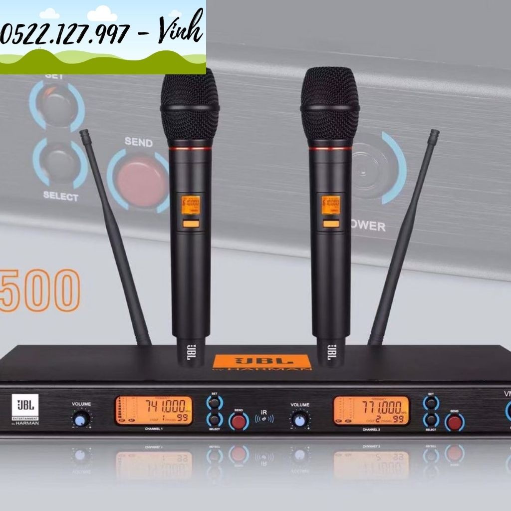 Micro không dây JBL VM500 ( Hàng nhập khâu loại 1 ), tự ngắt, cảm ứng