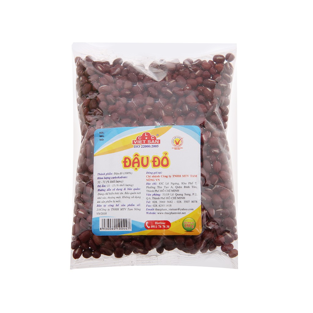 Đậu Đỏ Việt San 150g/300g/500g – Hạt Chắc Mẩy, Dễ Nấu, Thích Hợp Nấu Chè, Làm Bánh Nấu Xôi
