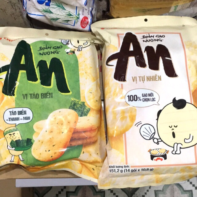 Bánh gạo An vị tự nhiên/ rong biển | Shopee Việt Nam