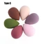 FAVORITEGOODS 1 Pc Mỹ Phẩm Puff 3 Hình Dạng Dụng Cụ Mỹ Phẩm Thời Trang Phấn Nền Puff