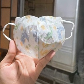 Gói 10 Khẩu Trang Trẻ Em 5D Mask Gấu Kids Thiết Kế Ôm Mặt, Thoáng Khí 1-10 tuổi