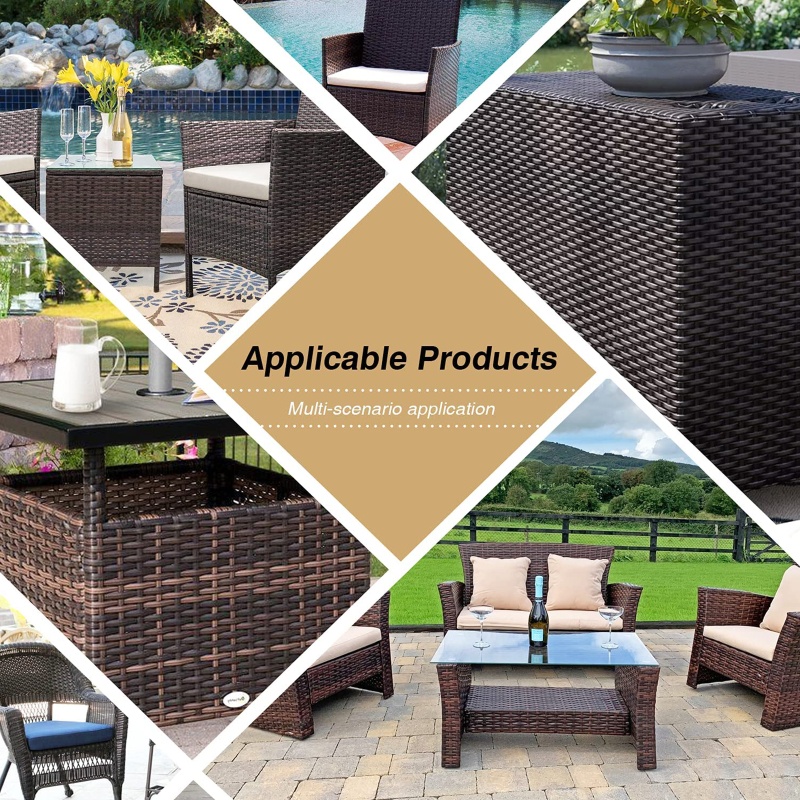 Cuộn dây mây nâu 220ft được sử dụng để làm giỏ đồ nội thất DIY
