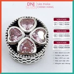 [Hàng cao cấp] Vòng tay bạc 925 cao cấp dành cho nữ - Vòng tay charm bạc I LOVE MOM FOREVER, tình yêu gia đình - DNB016 — ảnh 3