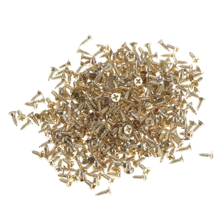 Bộ 380 ốc vít thép mạ vàng, size 2 * 6mm