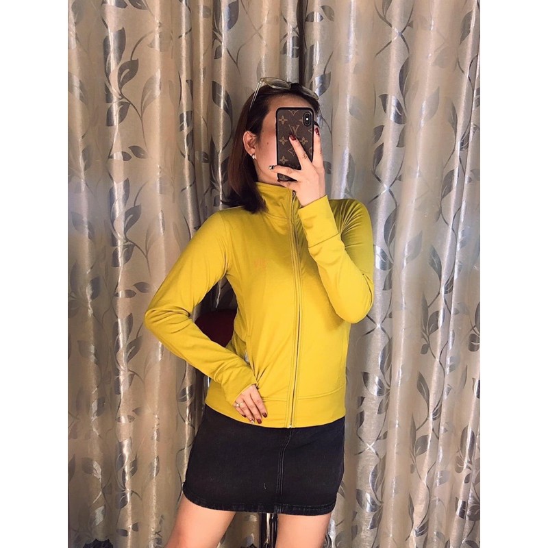 QUỲNH QUỲNH - Áo Khoác Chống Nắng UV cổ- 6 Túi Không Nón - túi có khoá kéo - size từ 40-80kg - vải cotton dẻo - UV cổ