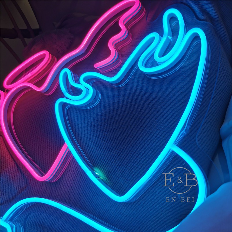 Đèn Trang Trí Led Neon Sign Thiên Thần Và Ác Quỷ
