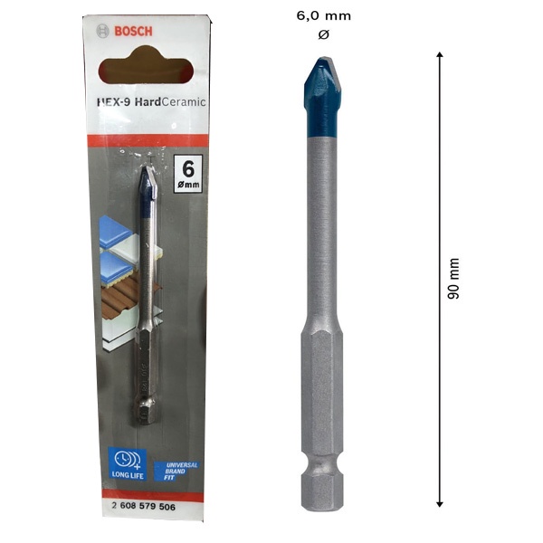 Ảnh Mũi Khoan Gạch Cứng HEX-9 Bosch 2