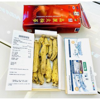 [Bạn mới nhập COSHBM -50% đơn 0Đ] Thiên Sâm Củ Khô Hộp Sắt Hàn Quốc 300g 10 củ Chuẩn Nội Địa
