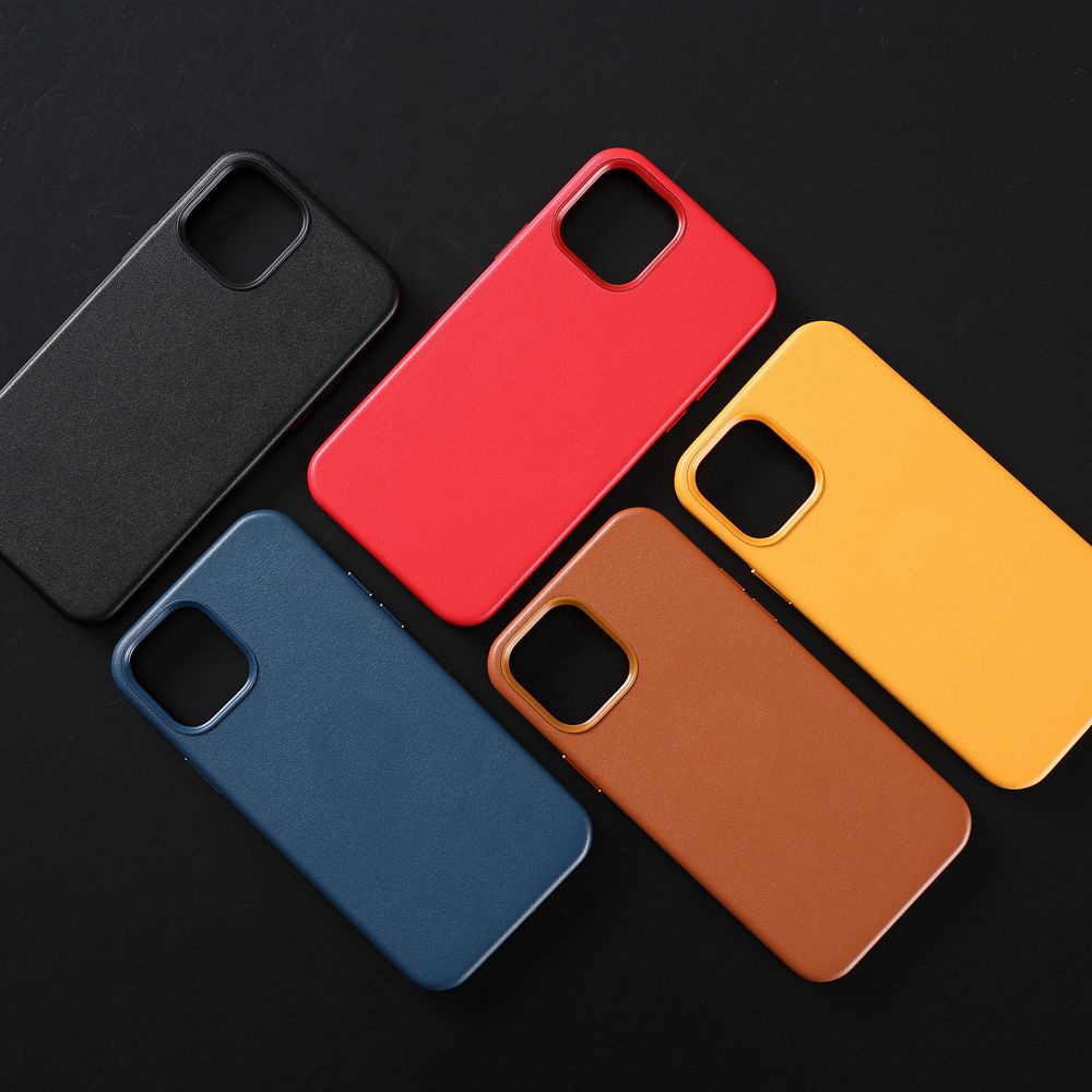 Ốp Da Tương Thích Cho iPhone 17 14 Plus 16 15 13 12 Pro Max Mini Có Từ Tính Sạc Không Dây Vỏ Điện Thoại Tương Thích Cho iPhone 13 Pro Max Cover