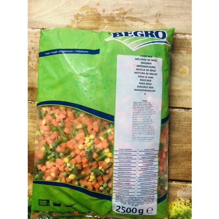 Rau củ hỗn hợp cắt sẵn dinh dưỡng tiện lợi gói 2kg