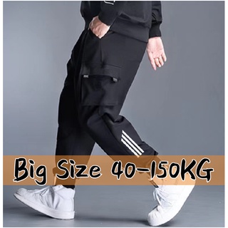 Quần Dài Dáng Rộng Phối Túi Lớn 42-150KG Thời Trang Cá Tính Cho Nam