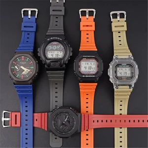 Dây Đeo Cao Su Mềm Cho Đồng Hồ Thể Thao Casio G-SHOCK DW5600 5000 5030 5700 GW-6900 GWM5610 GA-2100