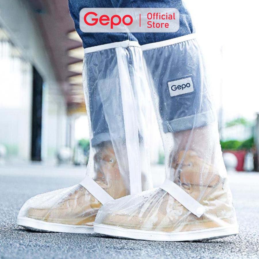 Ảnh Ủng Đi Mưa Cổ Cao Với Chất Liệu Nhựa PVC 2 Lớp GEPO 4