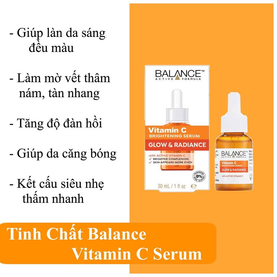 Ảnh Serum Trắng Da, Mờ Thâm Balance Active Formula Vitamin C Brightening 30ml 2