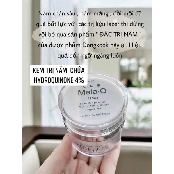 Kem Nám Dr.MH Mela Q Plus Cream Hàn Quốc, Giúp Ngăn Ngừa Nám Tàn Nhang