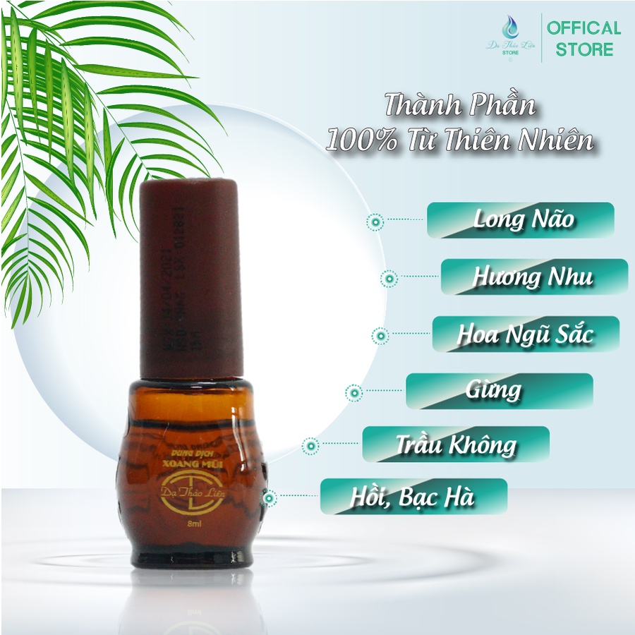 Ảnh Dung dịch xoang mũi DẠ THẢO LIÊN 8ml giải quyết các vấn đề xoang, bảo vệ đường hô hấp 3