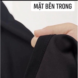 Quần Ống Suông Cạp Chun, Quần Ống Rộng Nữ Màu Đen Ulzzang