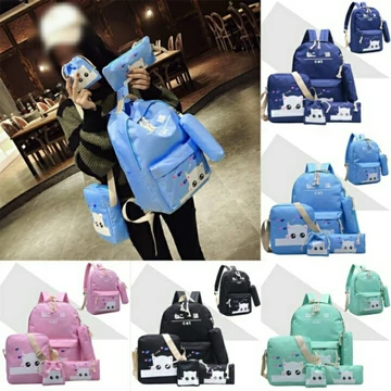 Bộ 2 món Balo Mây, balo vải ,balo nữ,baloteen,balo đi học,balo hot,balo xinh,balo đa năng,balo da,balo kuteBalo, Balo nữ