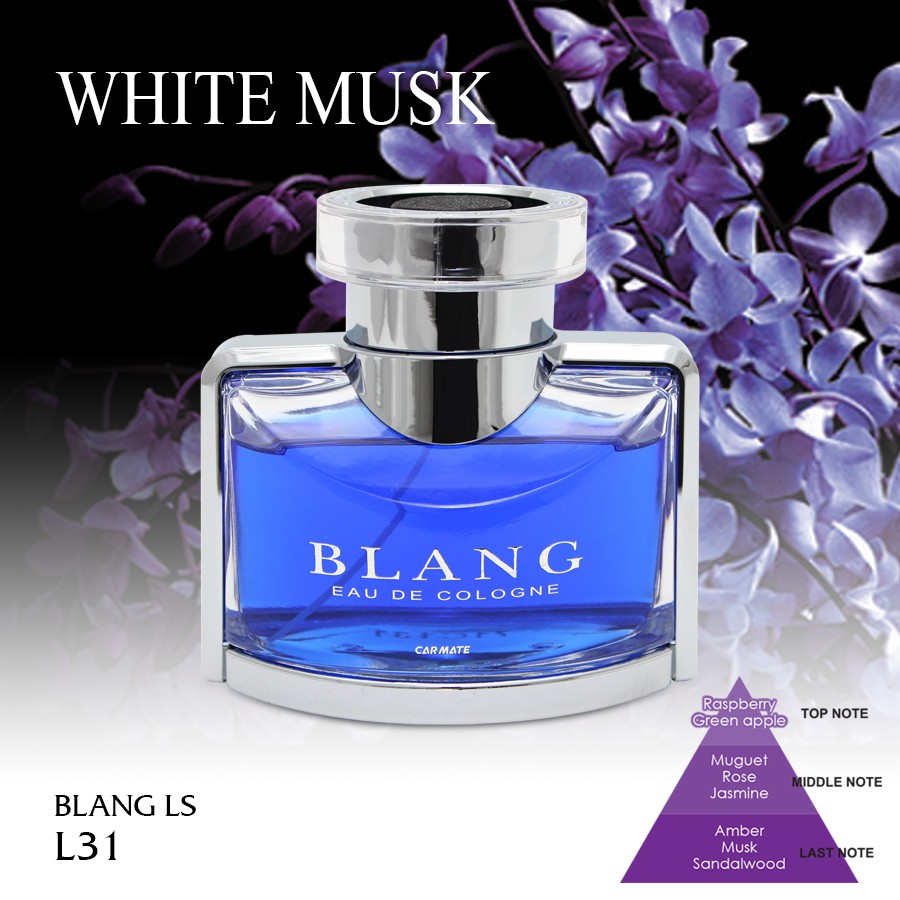 Nước Hoa Khử Mùi Trên Ô Tô CARMATE Blang LS L34 Angel Musk 125ml Phù Hợp Cho Nhiều Dòng Xe Ô Tô Xe Hơi Xe Tải
