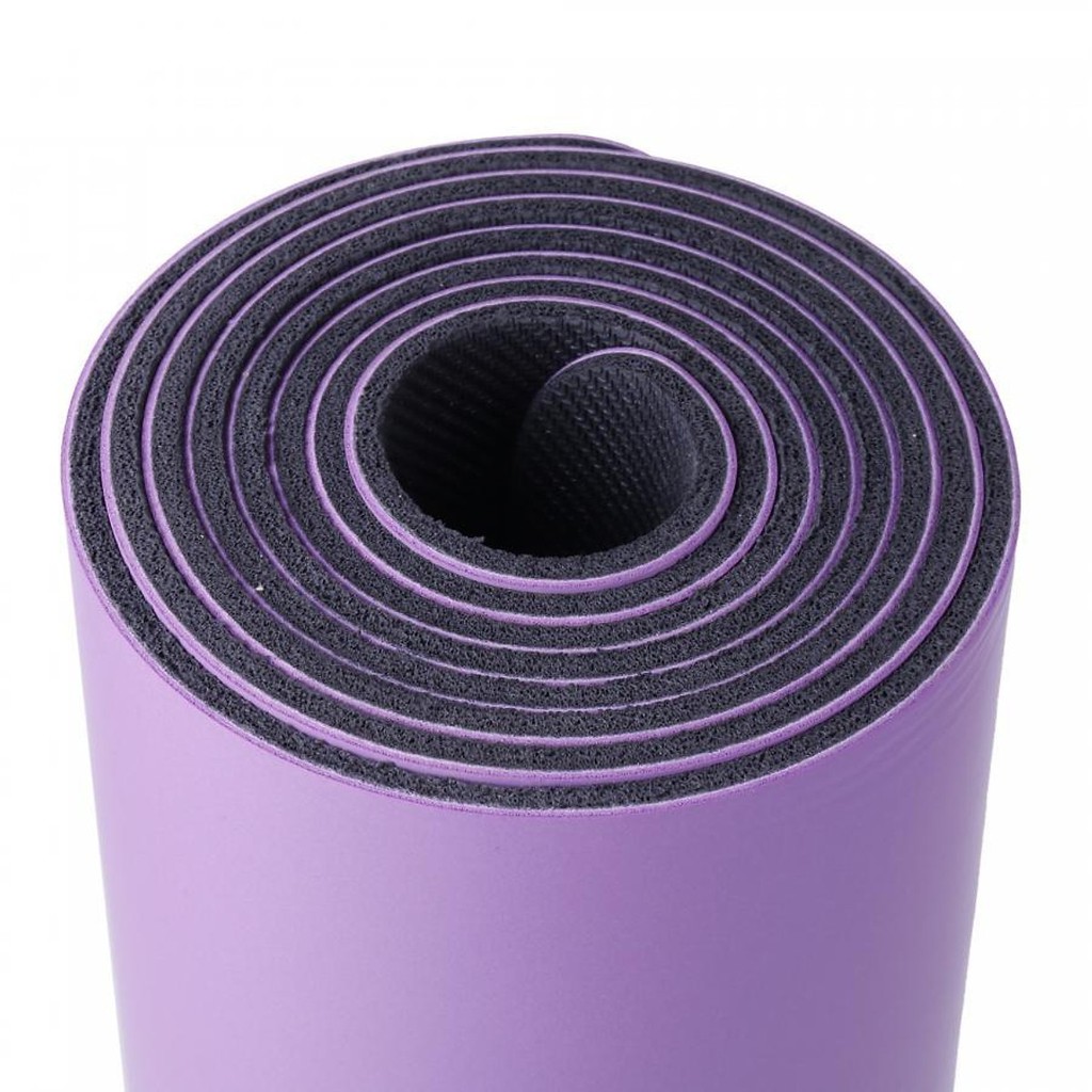 Ảnh Thảm Tập Yoga Định Tuyến Da PU – Màu Tím - Thảm Yoga Tập Gym Thể Thao Siêu Bám Sàn Cao Cấp Chính Hãng Amalife 3